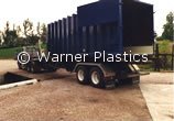 Plastic Liner in Garbage Transfer Truck